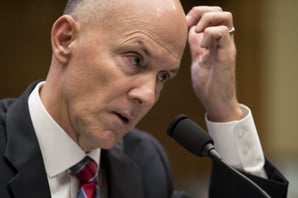 Equifax CEO testifying - tell me this guy looks happy