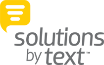 Solutions by Text Logo - integrate text messaging into your debt collection software