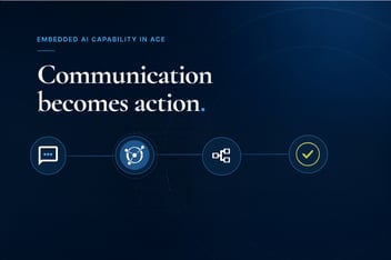 Communication becomes action. Embedded AI Capabilities with RAINMAKER