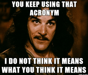 Security acronyms are everywhere - time to read up!